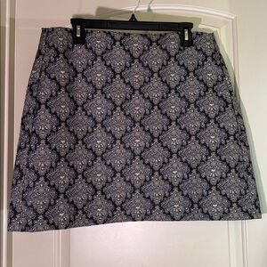 Loft Jacquard Print A - line Skirt - Size 12